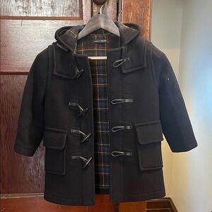Kids Navy Duffle Coat